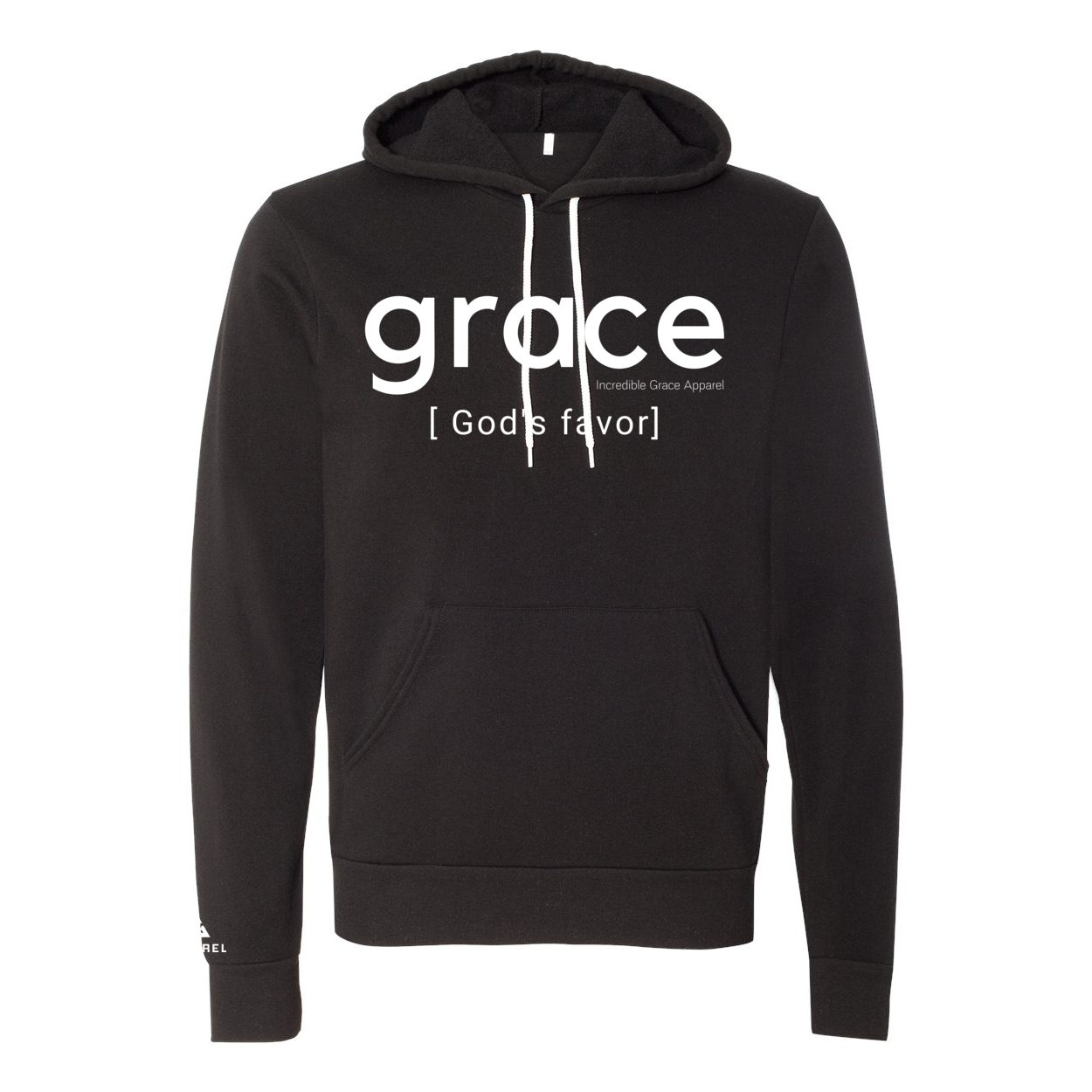 Grace is God's Favor Hoodie (Black)