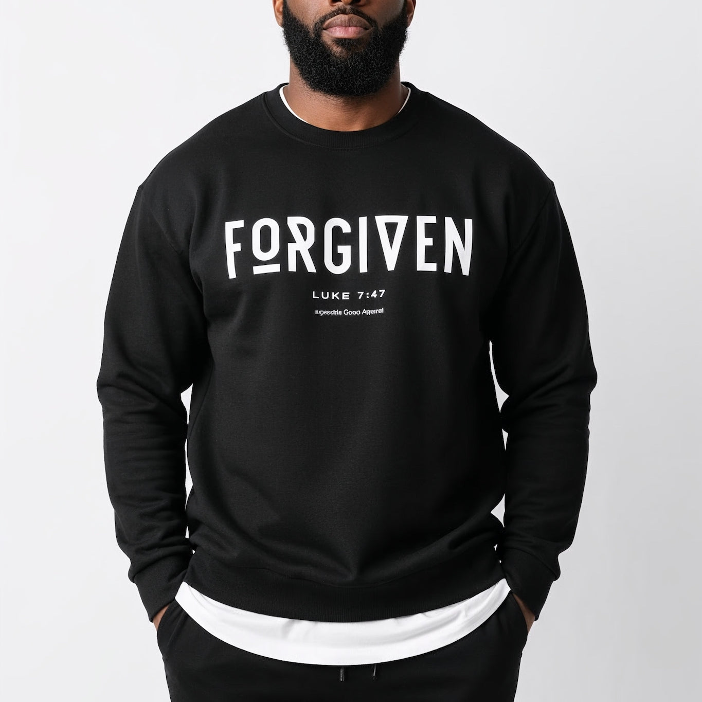 FORGIVEN Heavyweight Crewneck (Black)