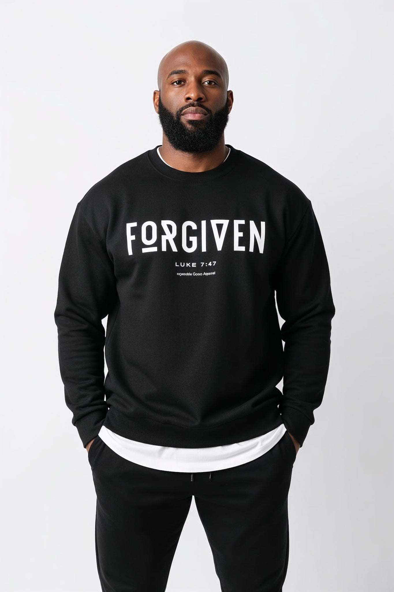 FORGIVEN Heavyweight Crewneck (Black)