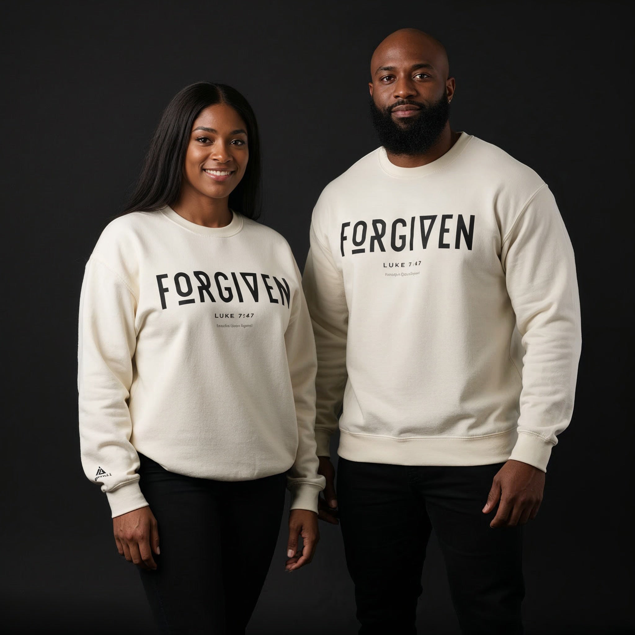 FORGIVEN Heavyweight Crewneck (French Vanilla)