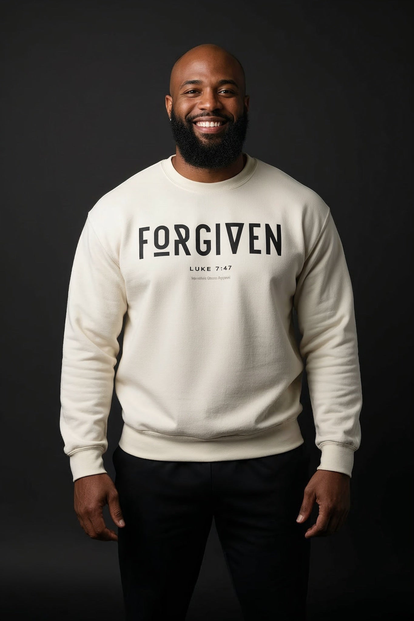 FORGIVEN Heavyweight Crewneck (French Vanilla)