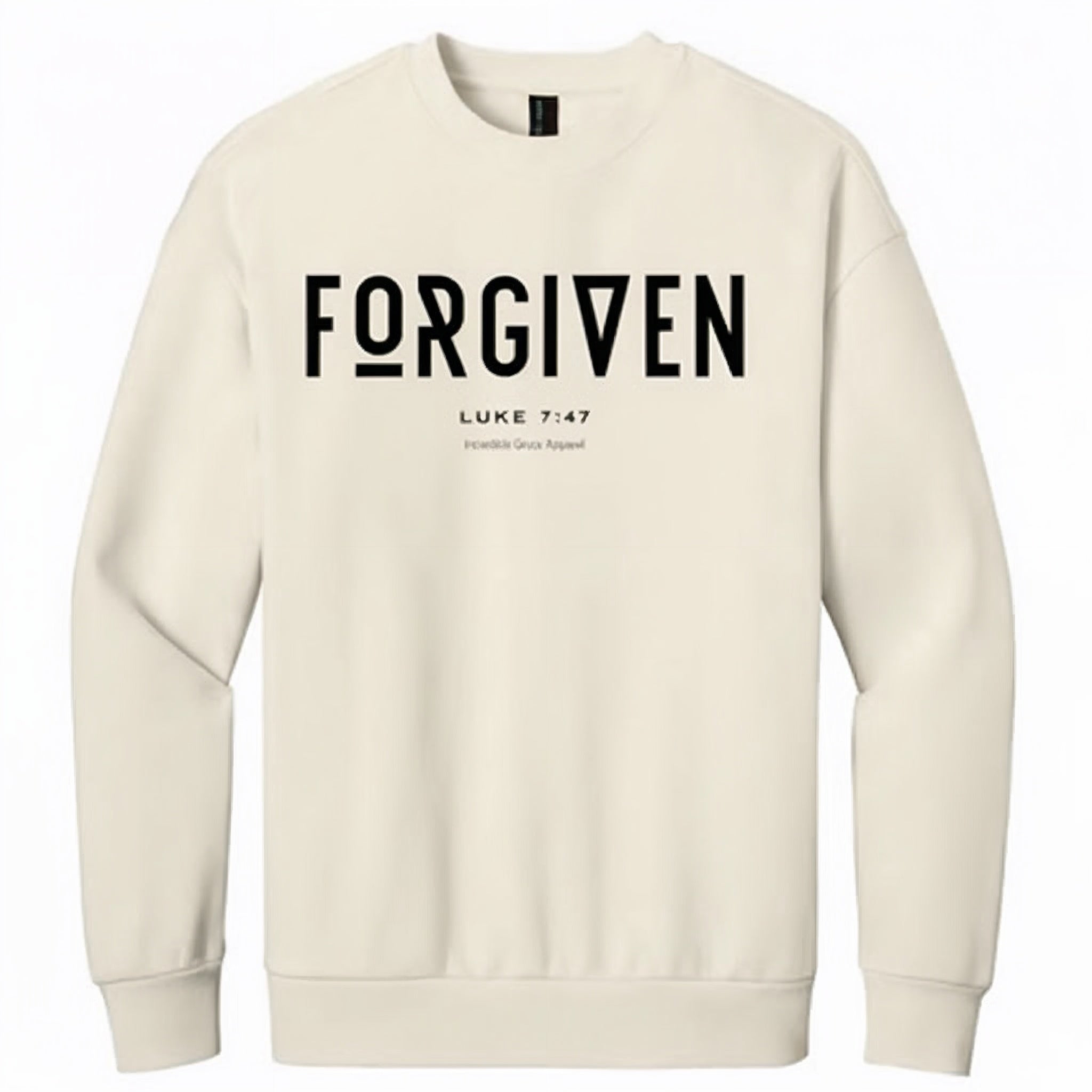 FORGIVEN Heavyweight Crewneck (French Vanilla)