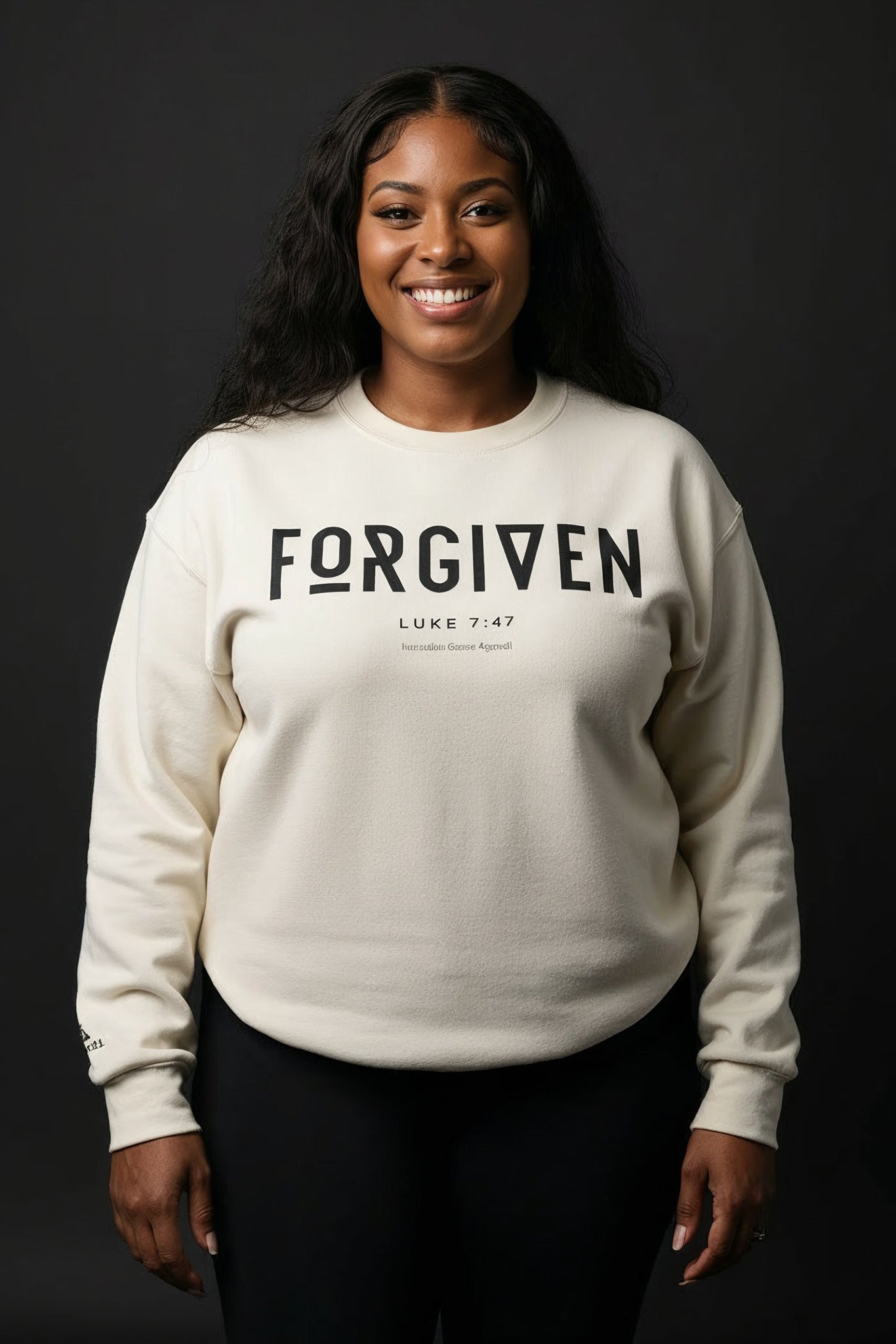 FORGIVEN Heavyweight Crewneck (French Vanilla)