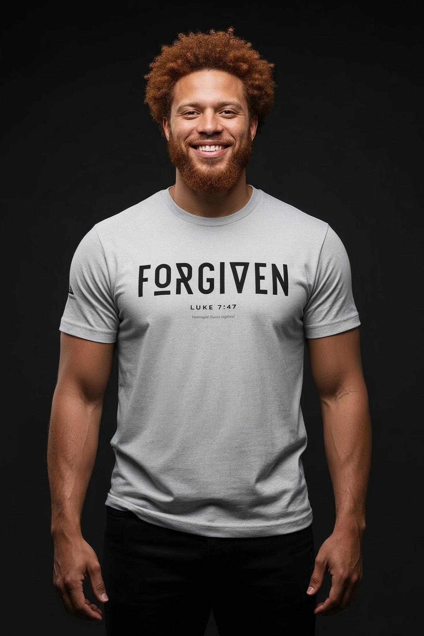 FORGIVEN Christian T-Shirt (Silver)