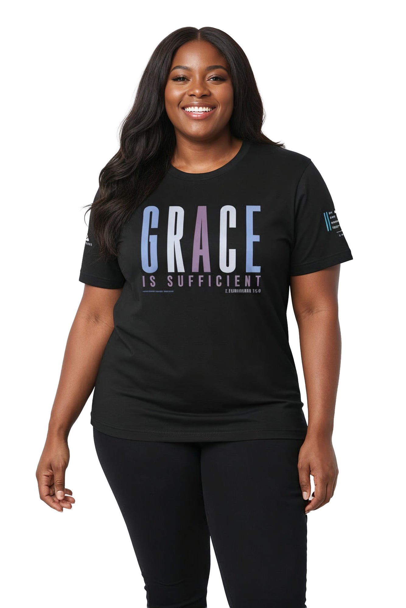Grace is Sufficient T-Shirt (Shades of Winter)