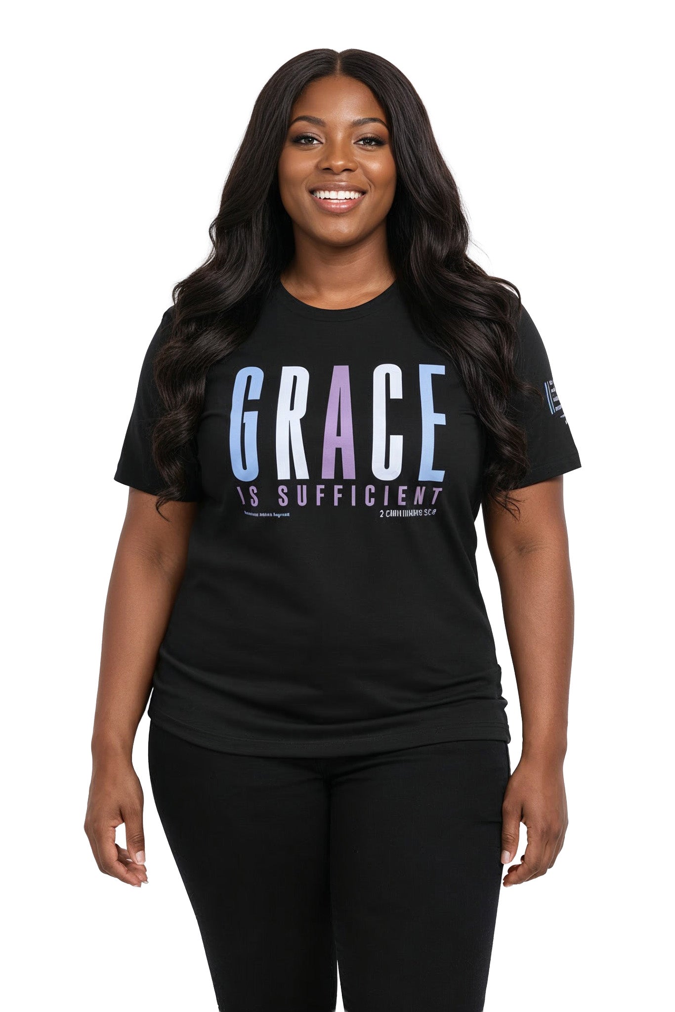 Grace is Sufficient T-Shirt (Shades of Winter)