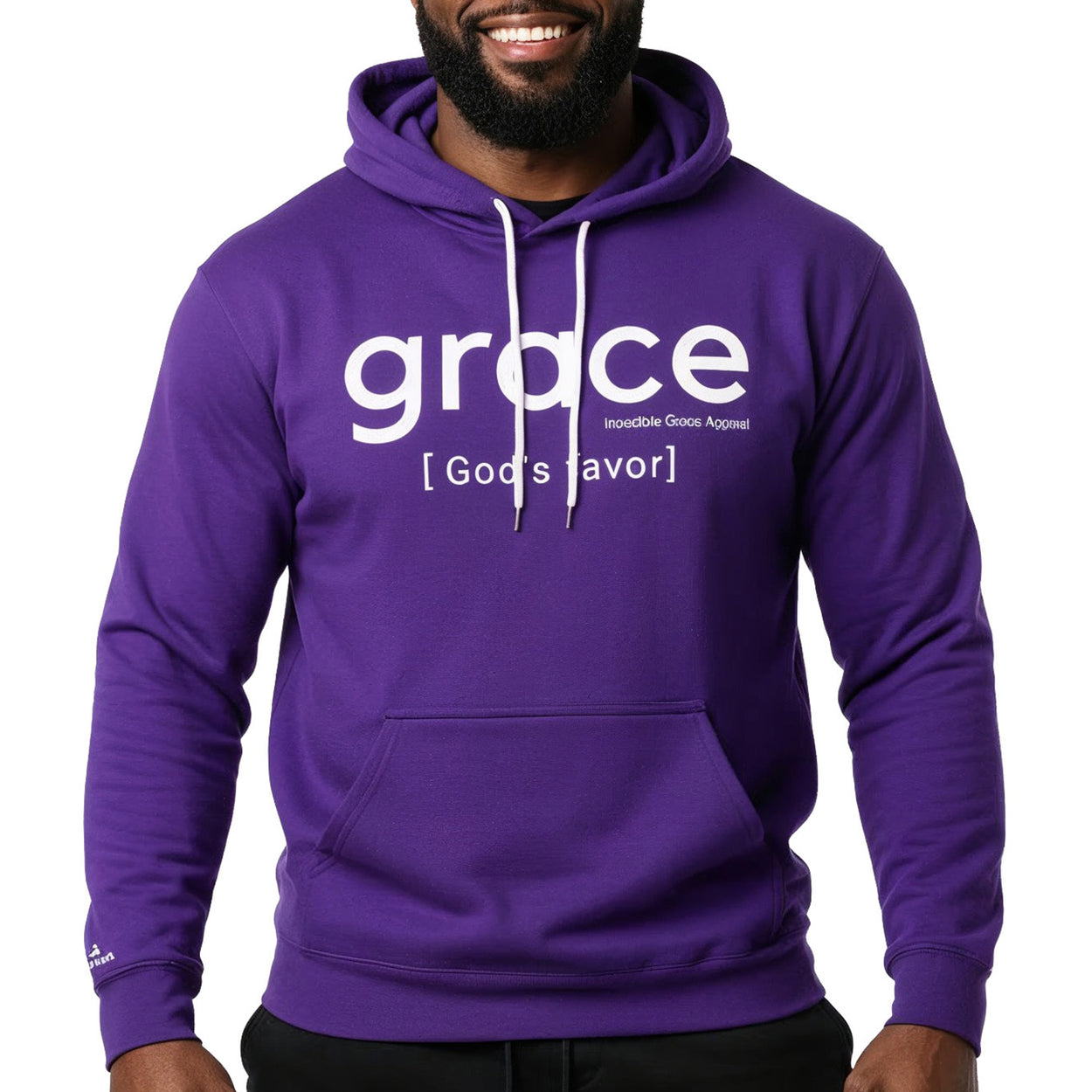 Grace is God's Favor Hoodie (Purple)
