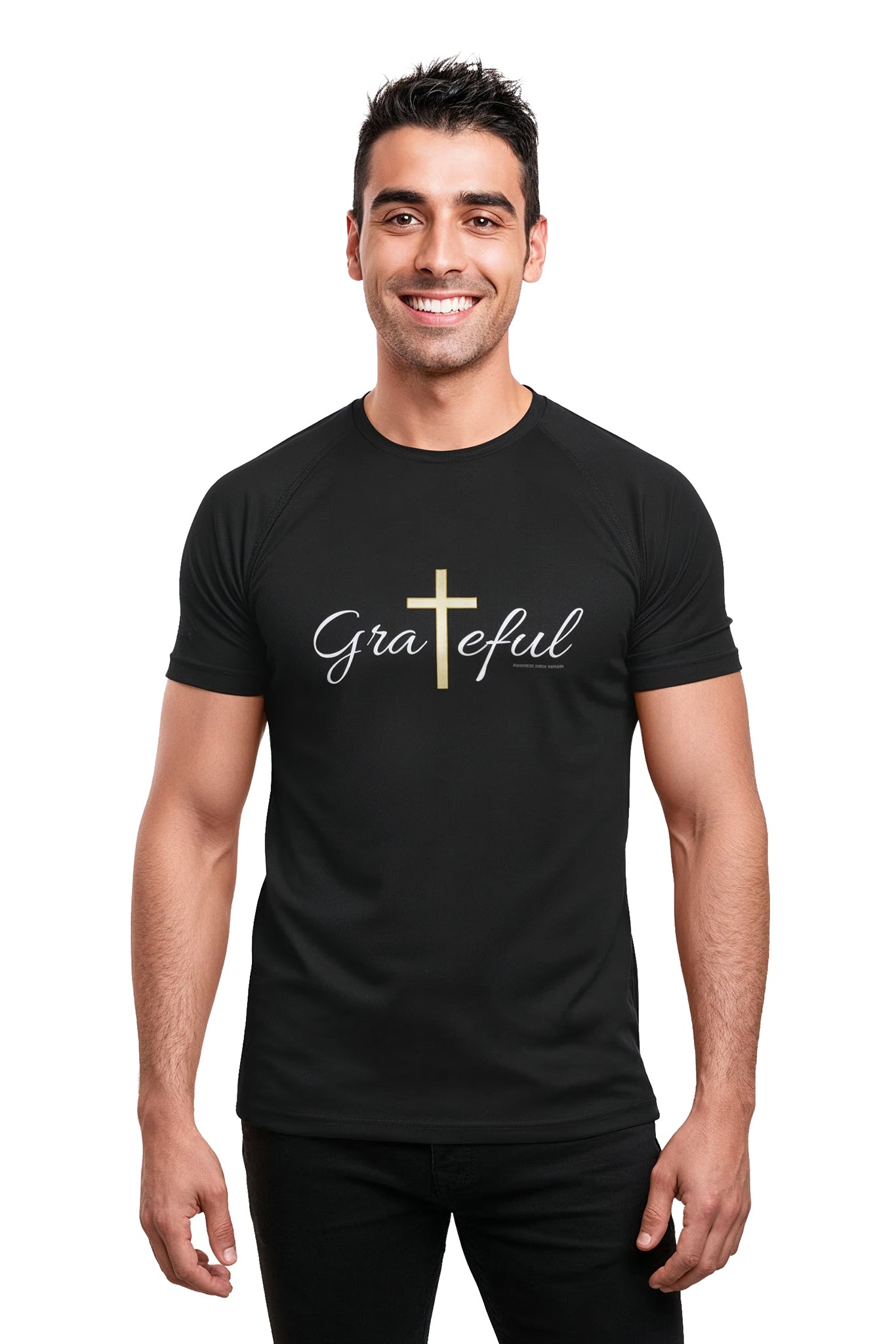 Grateful Cross Christian T-Shirt
