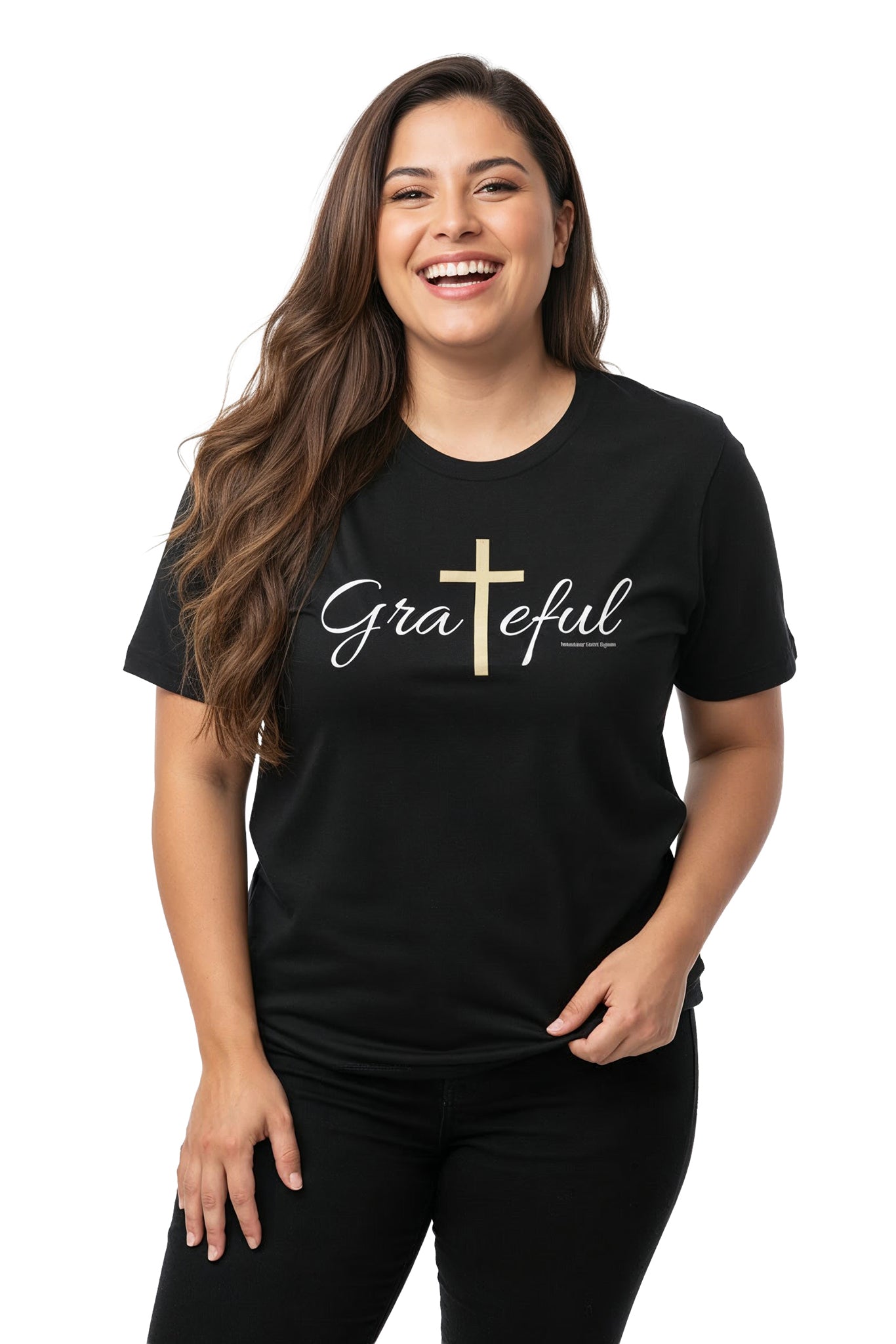 Grateful Cross Christian T-Shirt