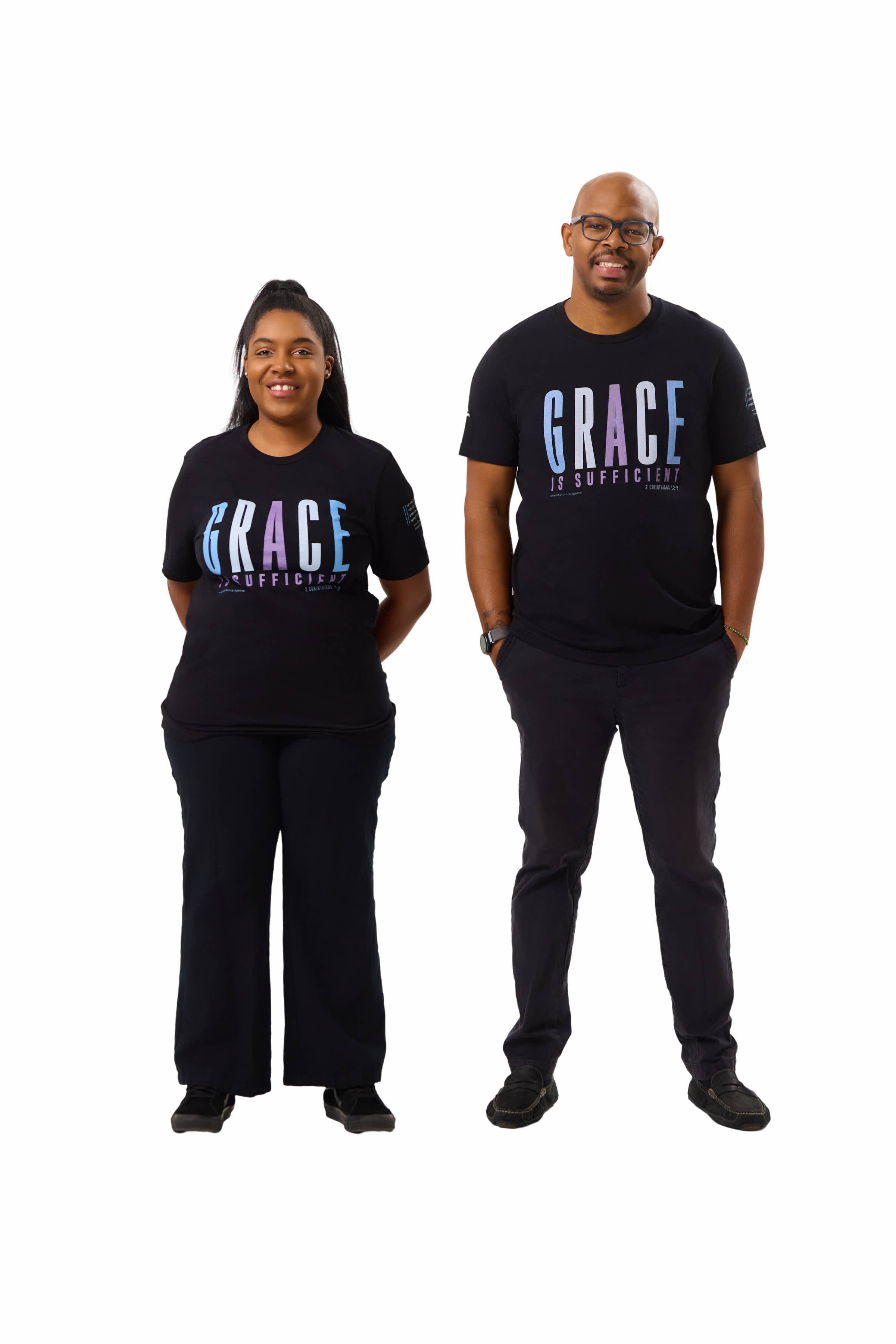 Grace is Sufficient T-Shirt (Shades of Winter)
