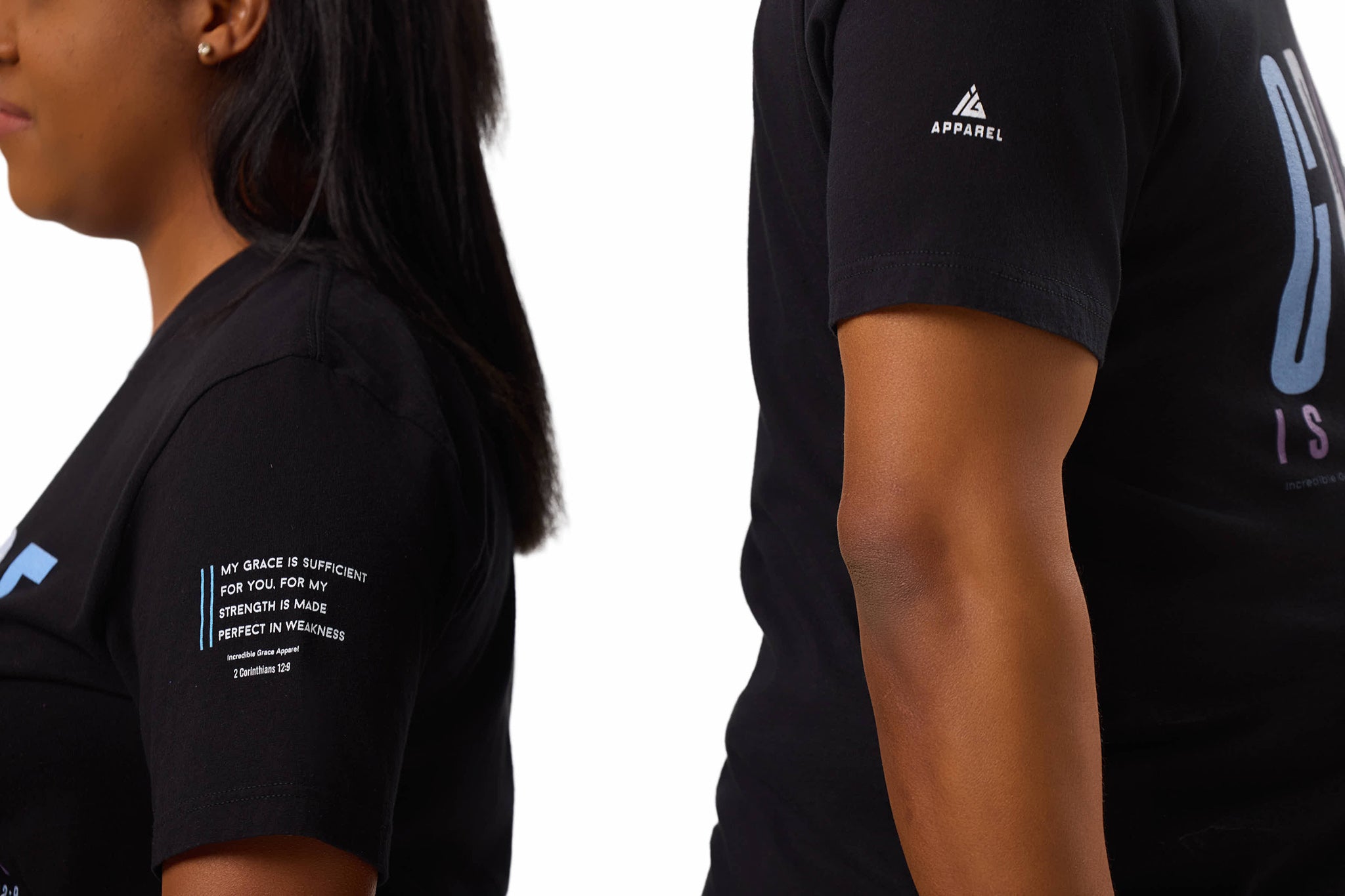 Grace is Sufficient T-Shirt (Shades of Winter)