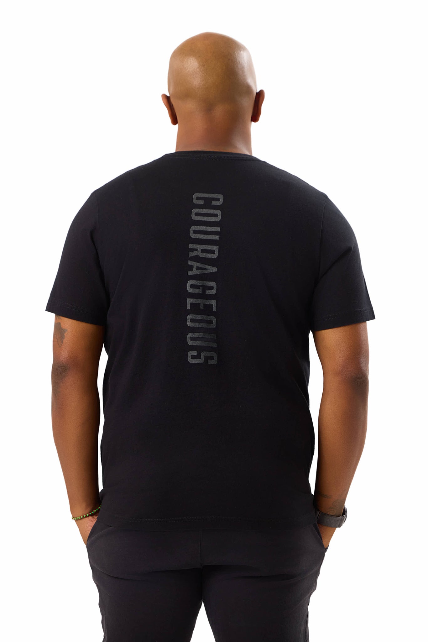 Courageous Faith T-Shirt (Blackout Edition)