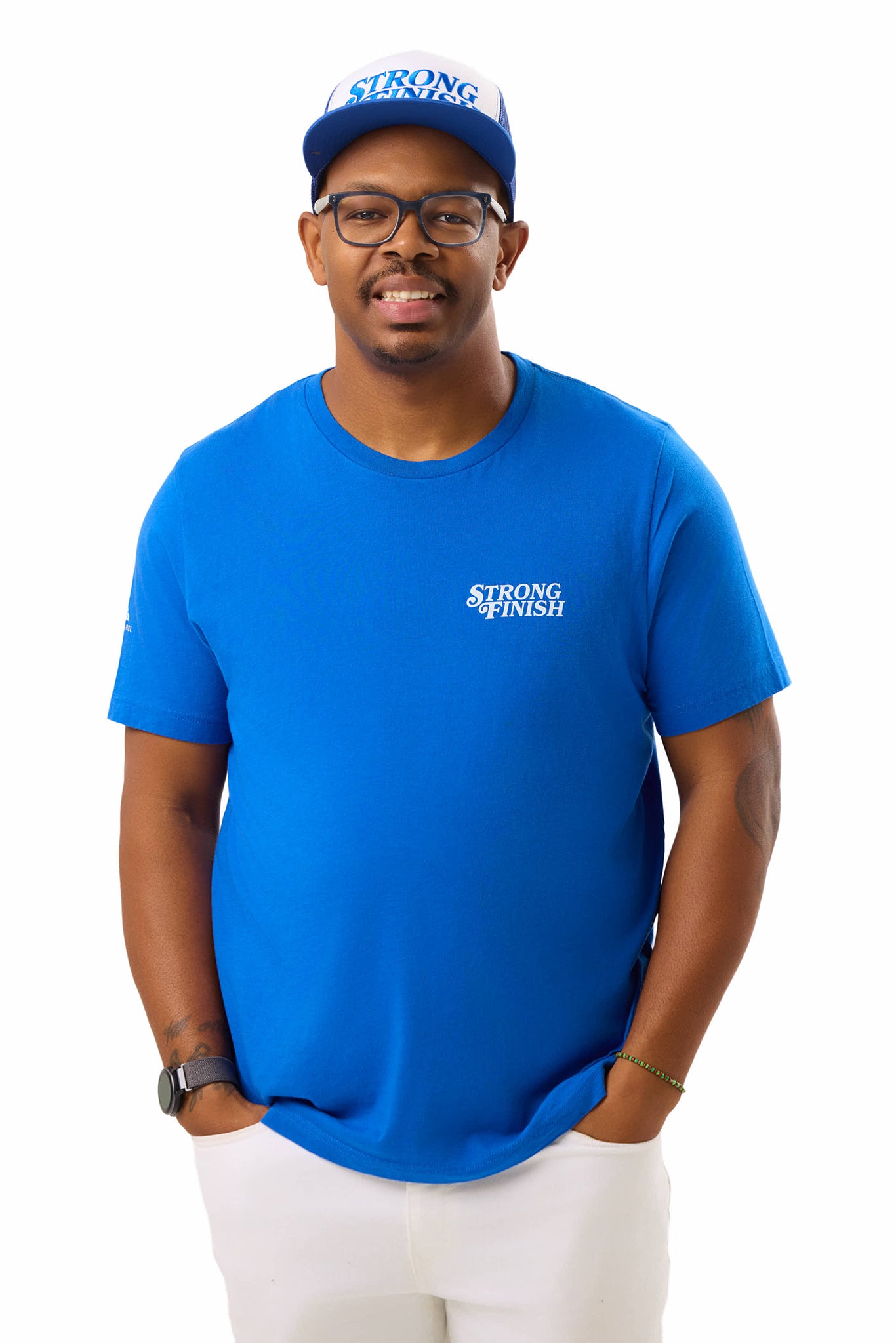 Strong Finish T-Shirt (Royal Blue)