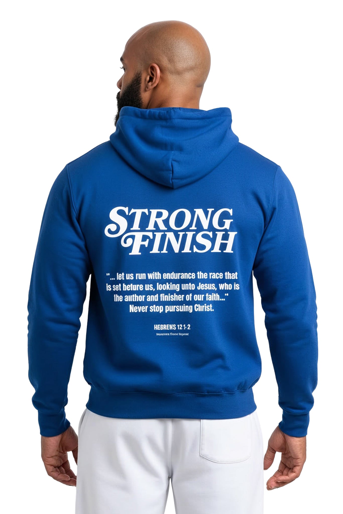 Strong Finish Hoodie (Royal Blue)
