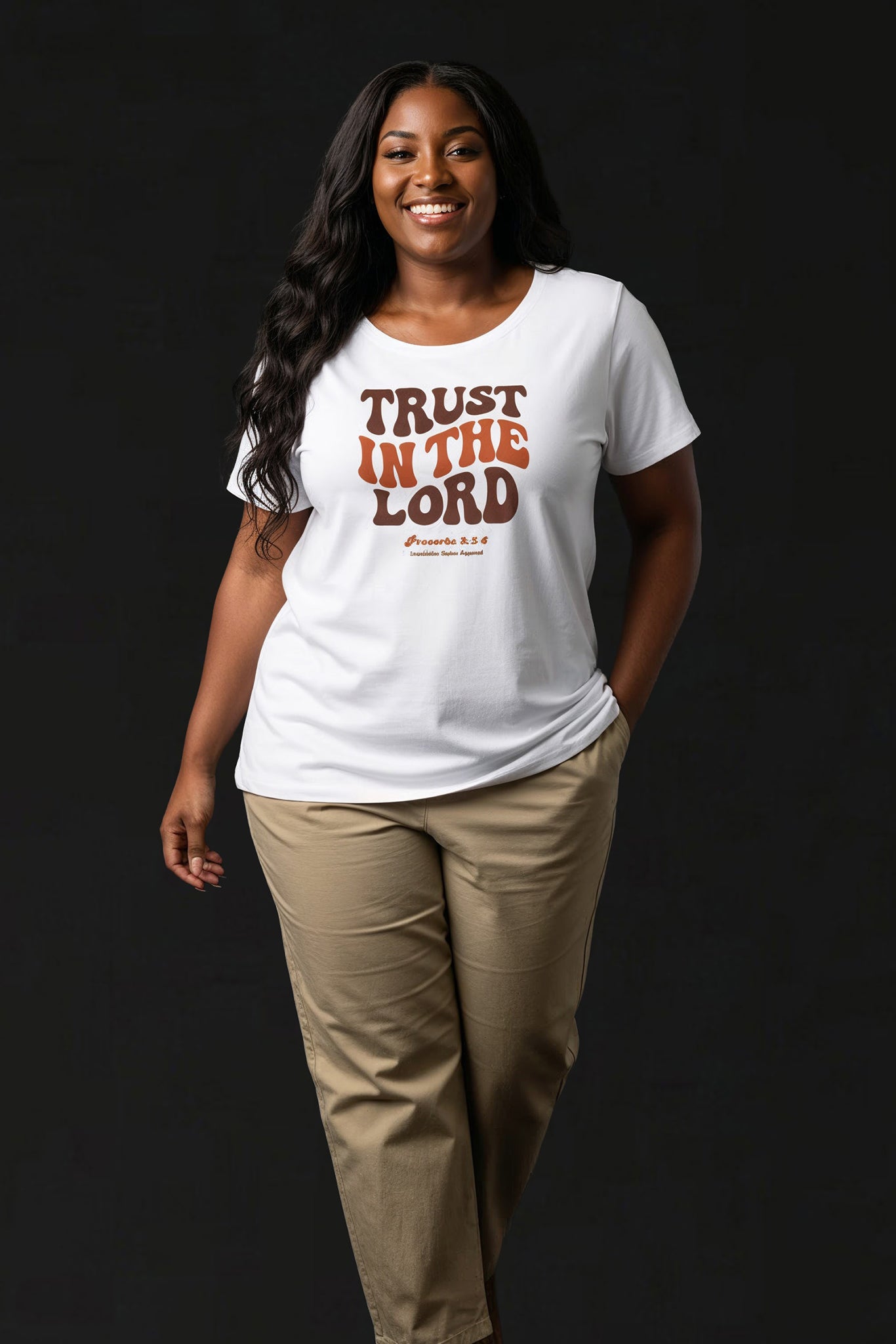 Trust in the Lord Women's Plus Size Tee