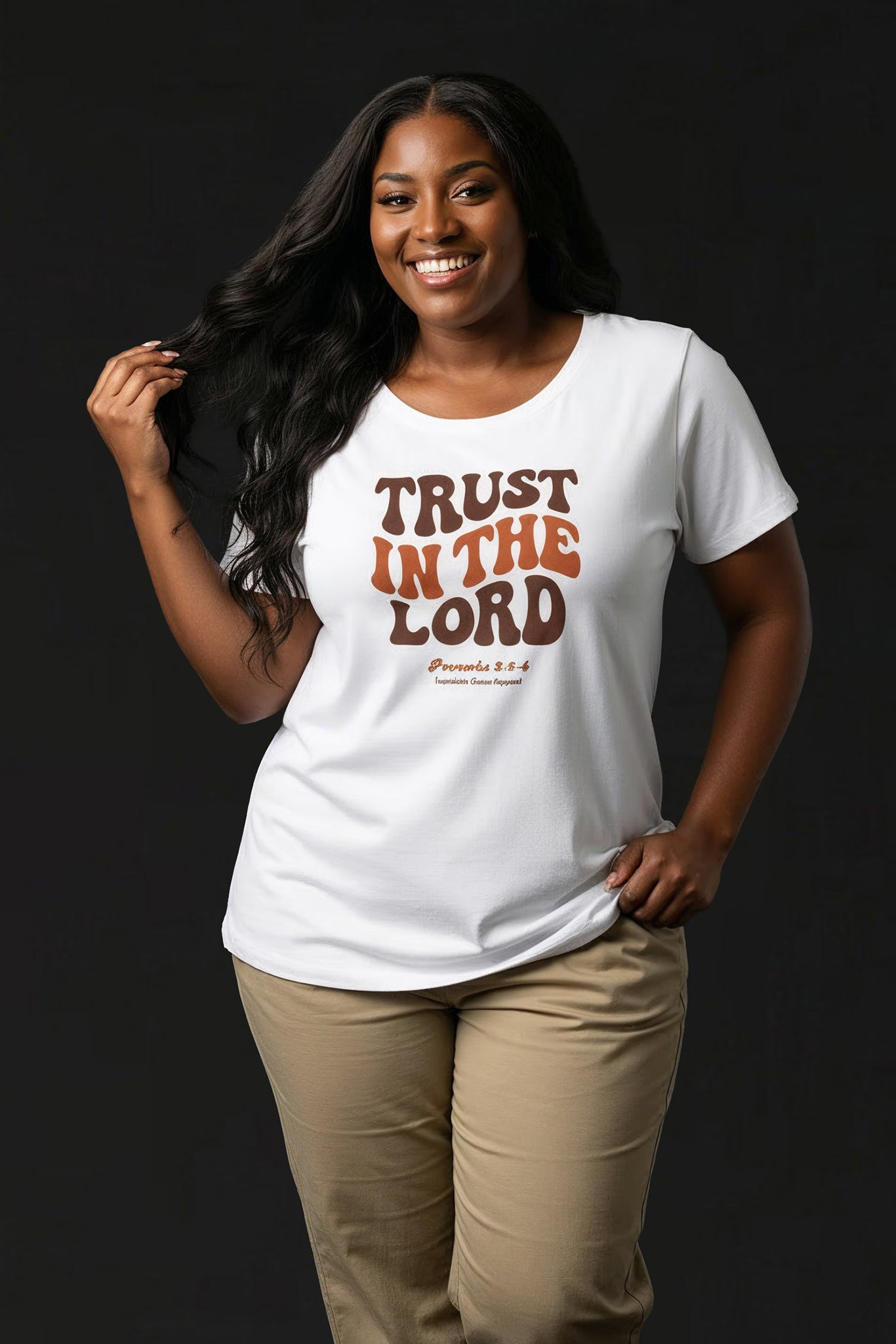 Trust in the Lord Women's Plus Size Tee
