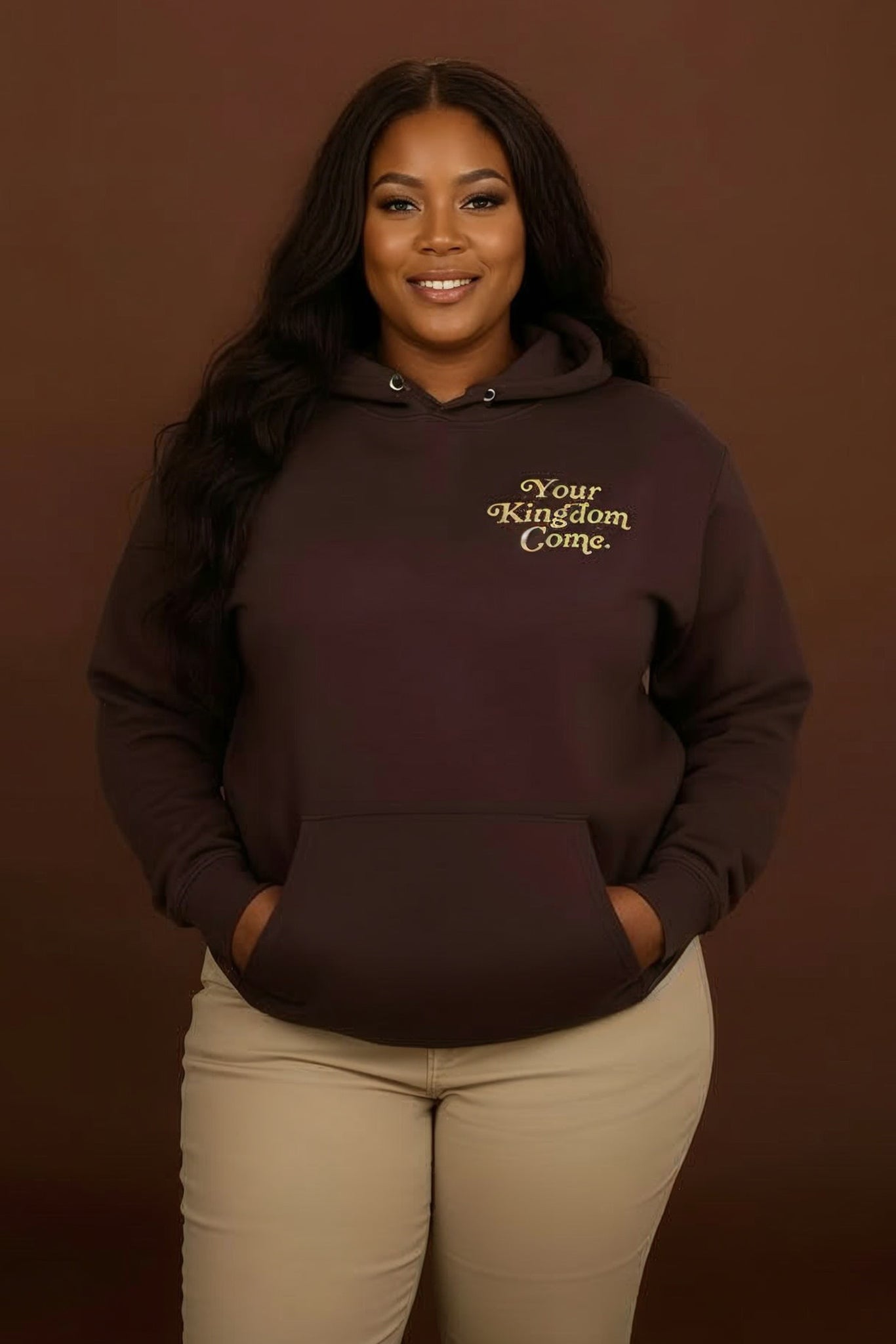 Your Kingdom Come Period Hoodie (Dark Chocolate Brown)