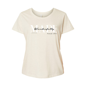 Psalm 139 Wonderfully MADE Women's Plus Size Tee