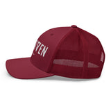 FORGIVEN Trucker Cap (Cranberry/Maroon)