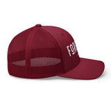 FORGIVEN Trucker Cap (Cranberry/Maroon)