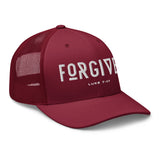 FORGIVEN Trucker Cap (Cranberry/Maroon)