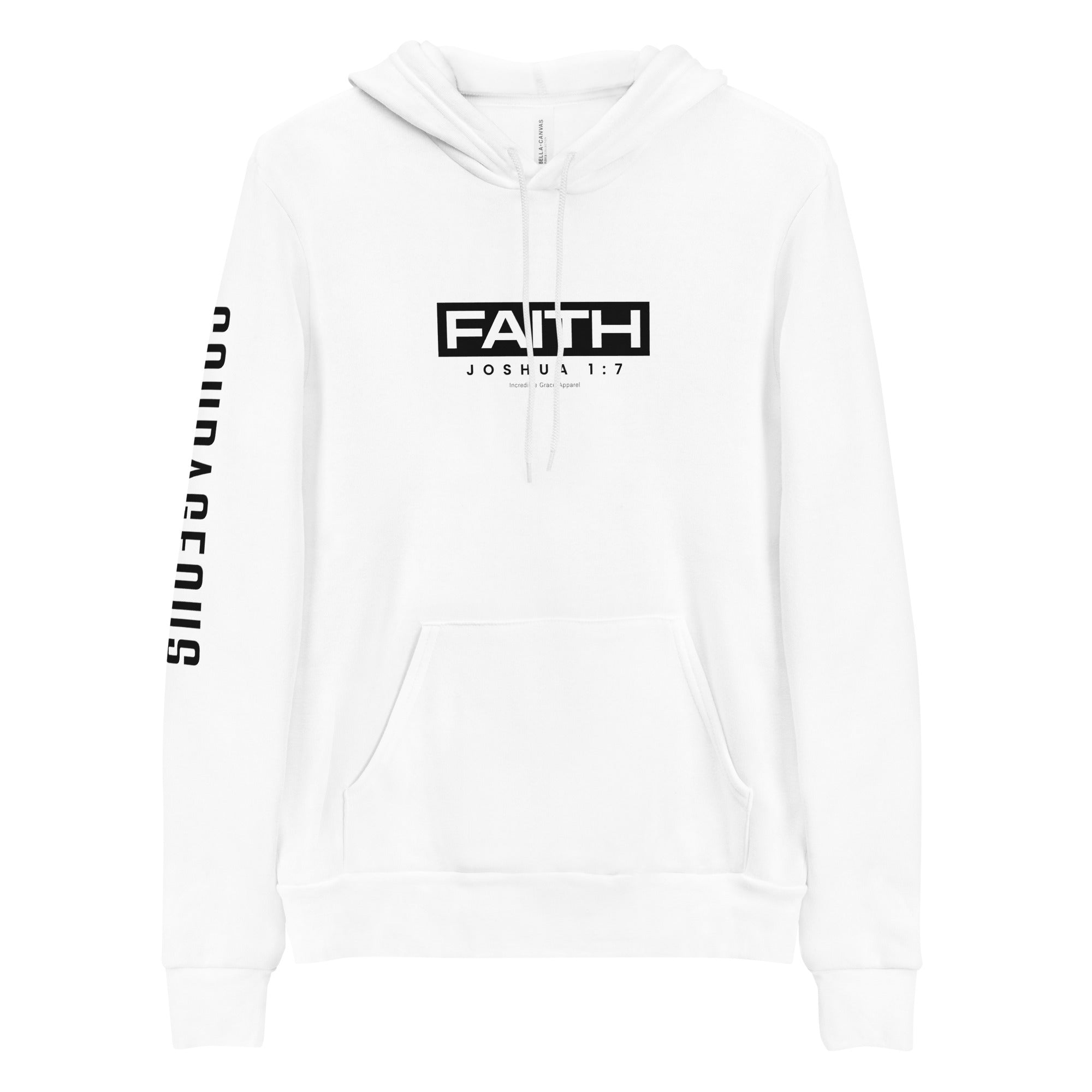 Courageous Faith Hoodie (white)