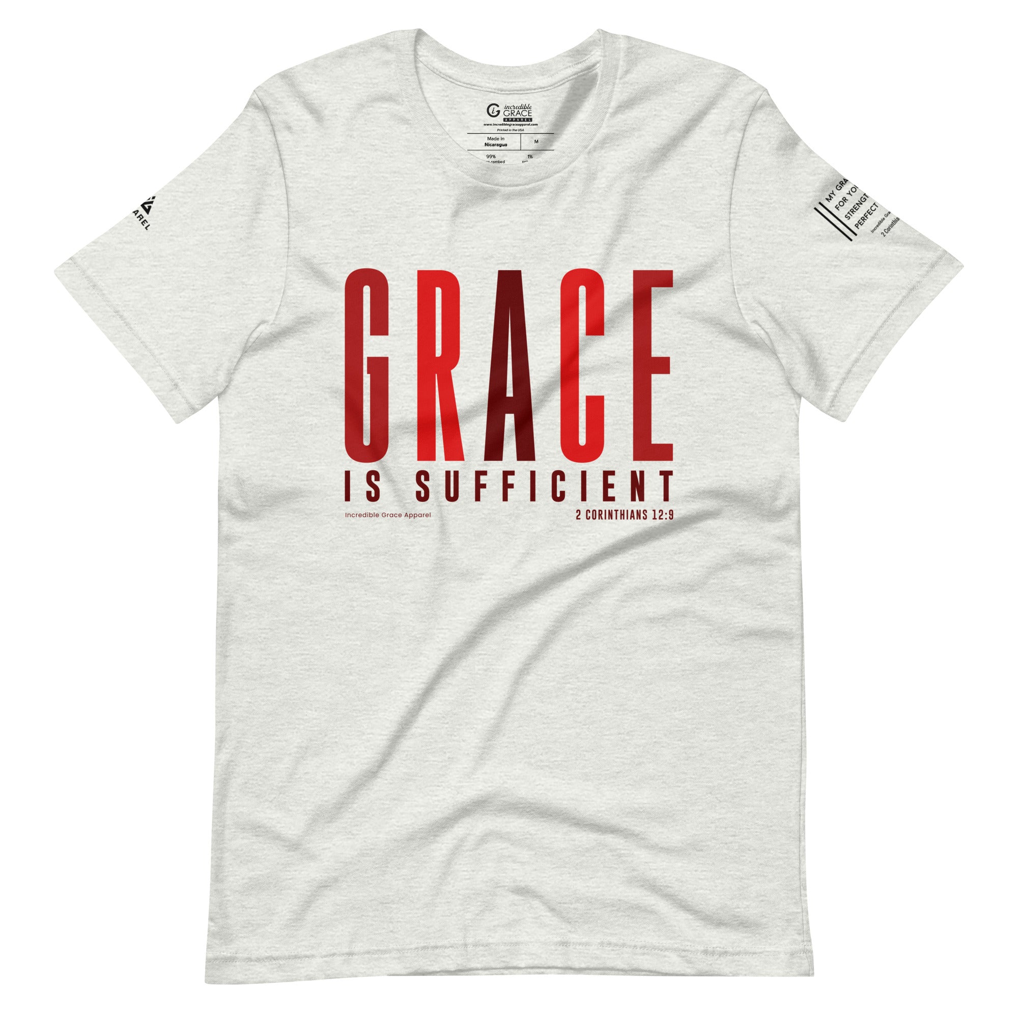 Grace is Sufficient T-Shirt (Shades of Summer)