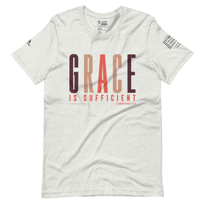 Grace is Sufficient T-Shirt (Shades of Autumn)