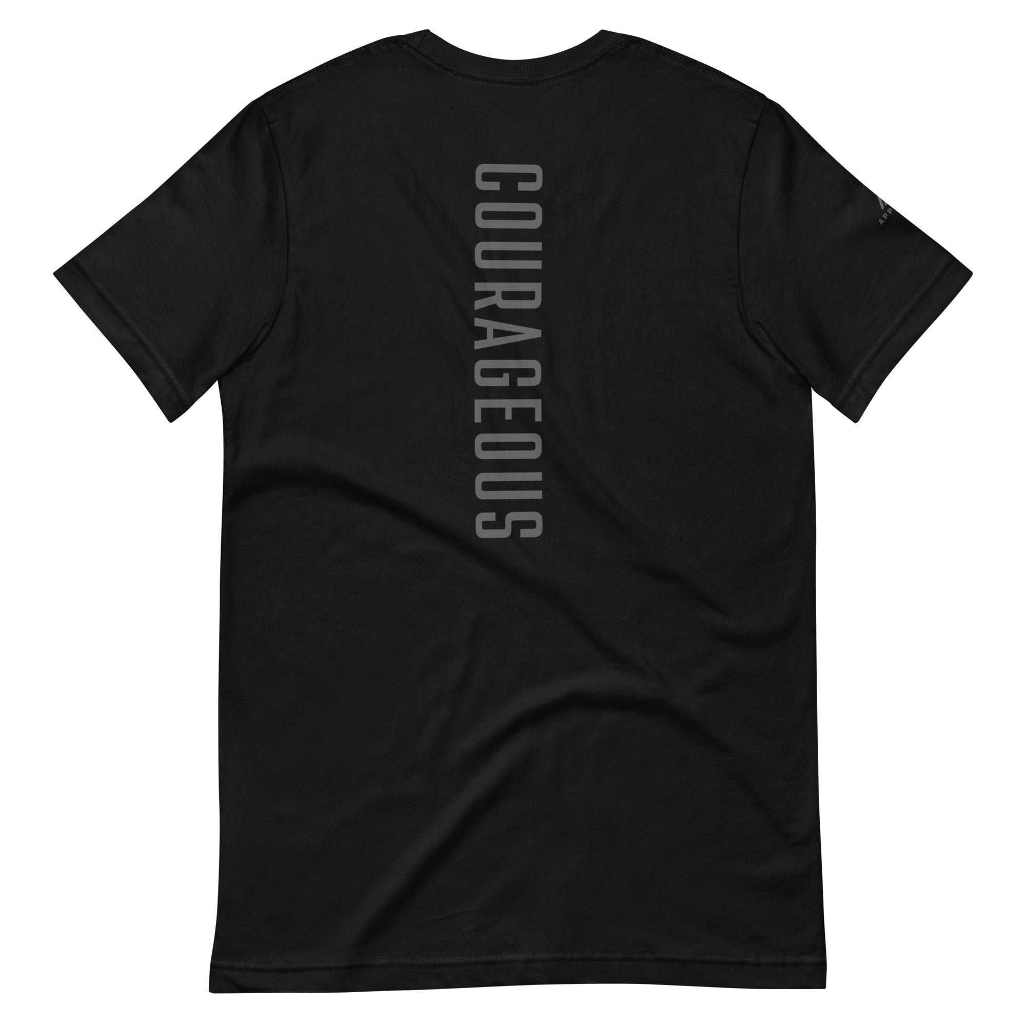 Courageous Faith T-Shirt (Blackout Edition)