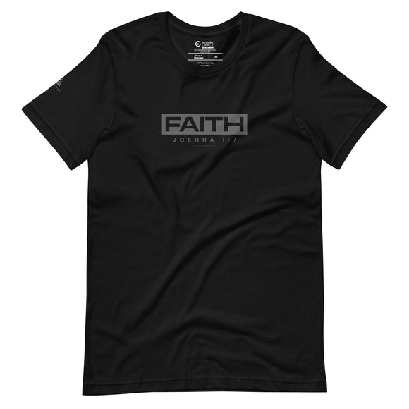 Courageous Faith T-Shirt (Blackout Edition)