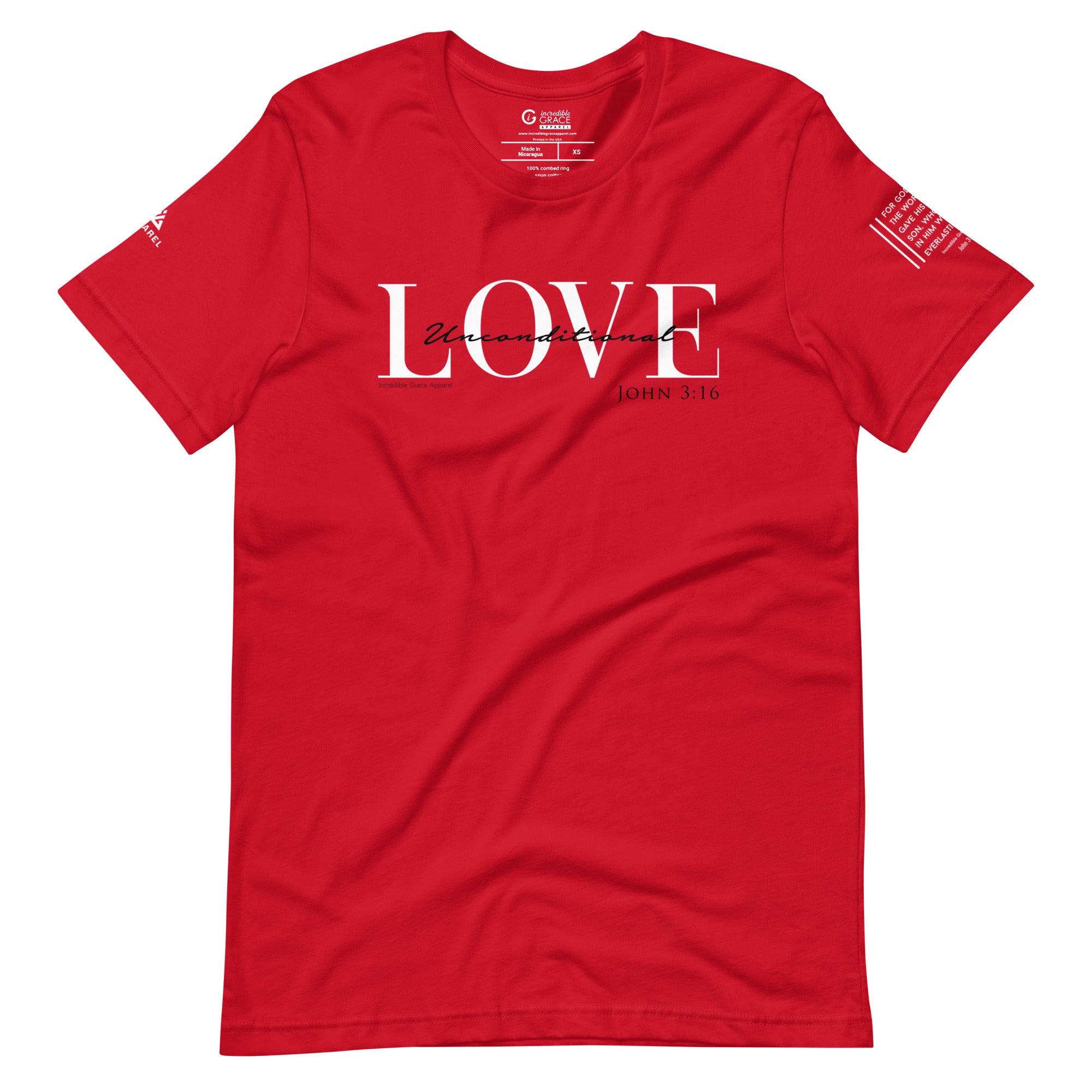 John 3:16 Unconditional LOVE T-Shirt