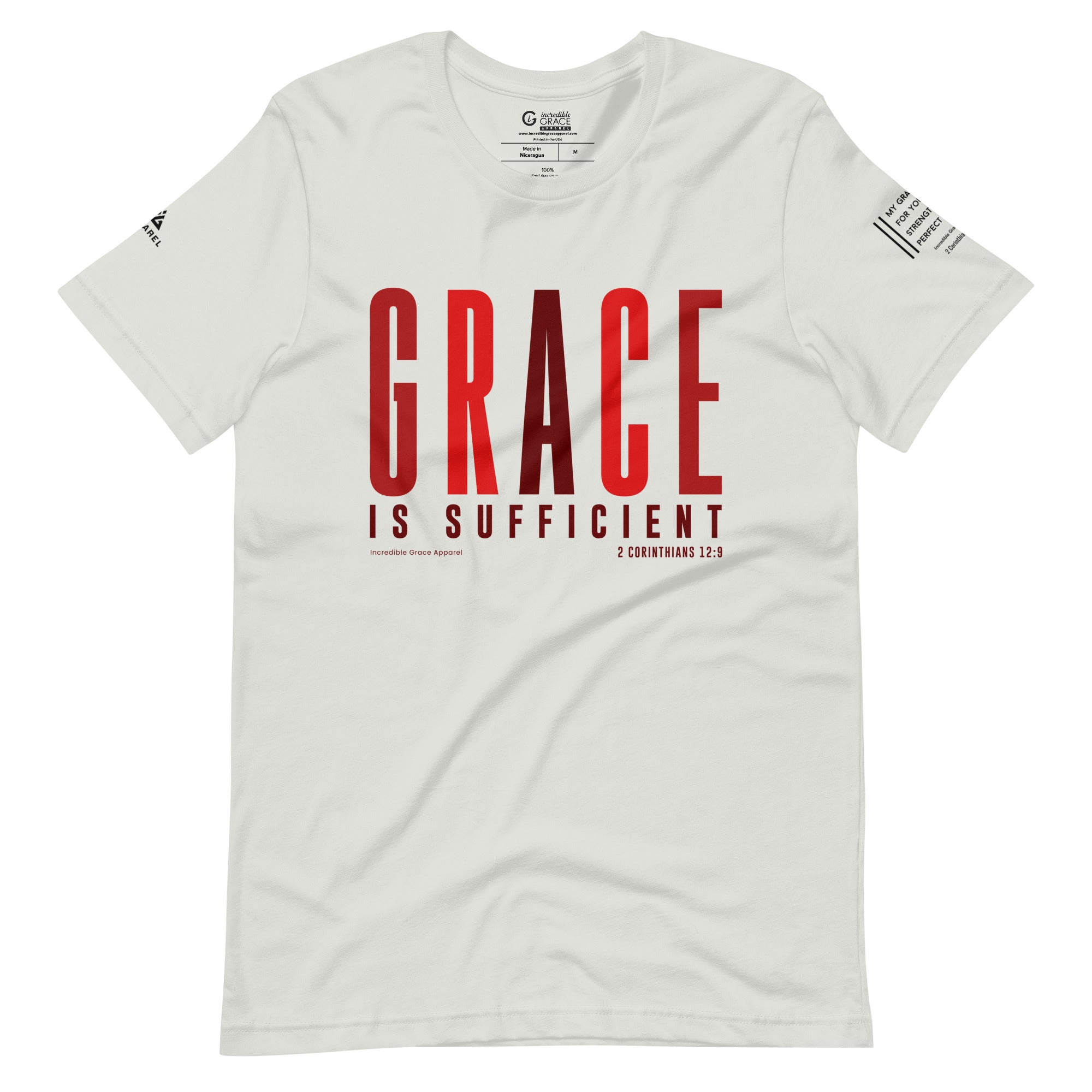 Grace is Sufficient T-Shirt (Shades of Summer)