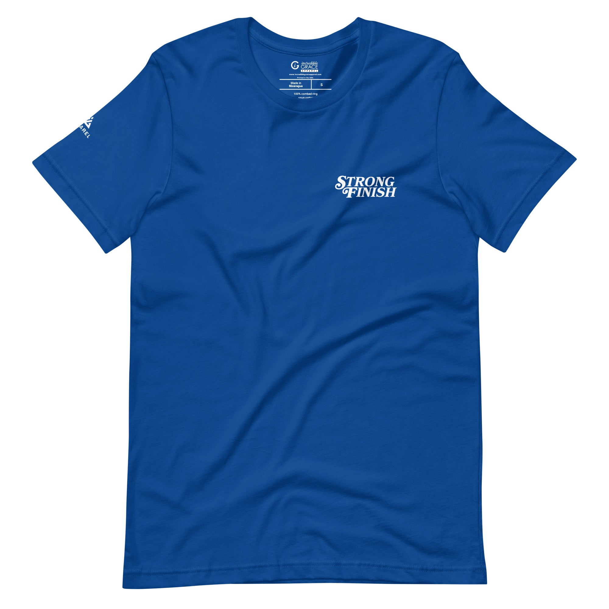 Strong Finish T-Shirt (Royal Blue)