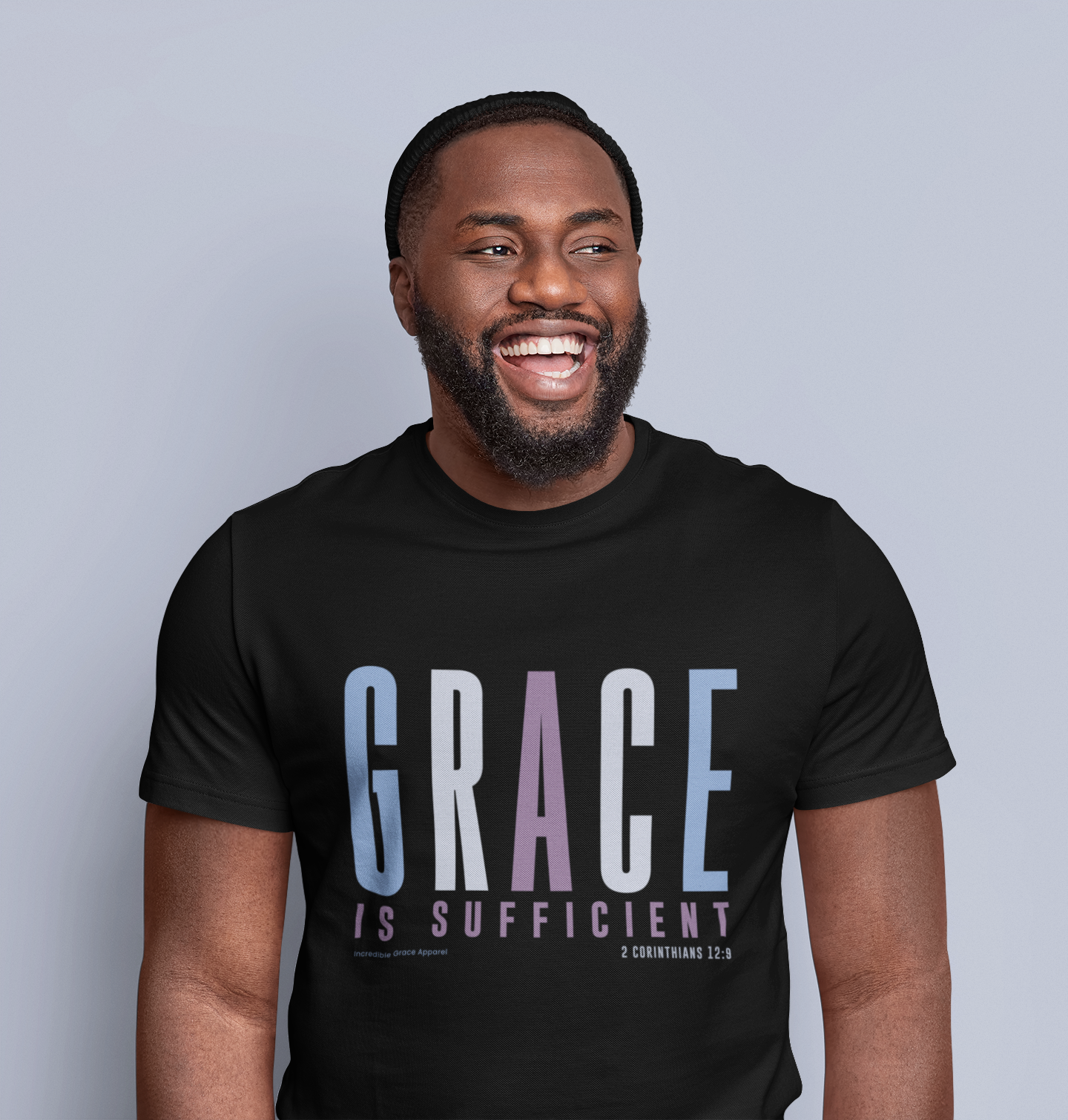 Grace is Sufficient T-Shirt (Shades of Winter)