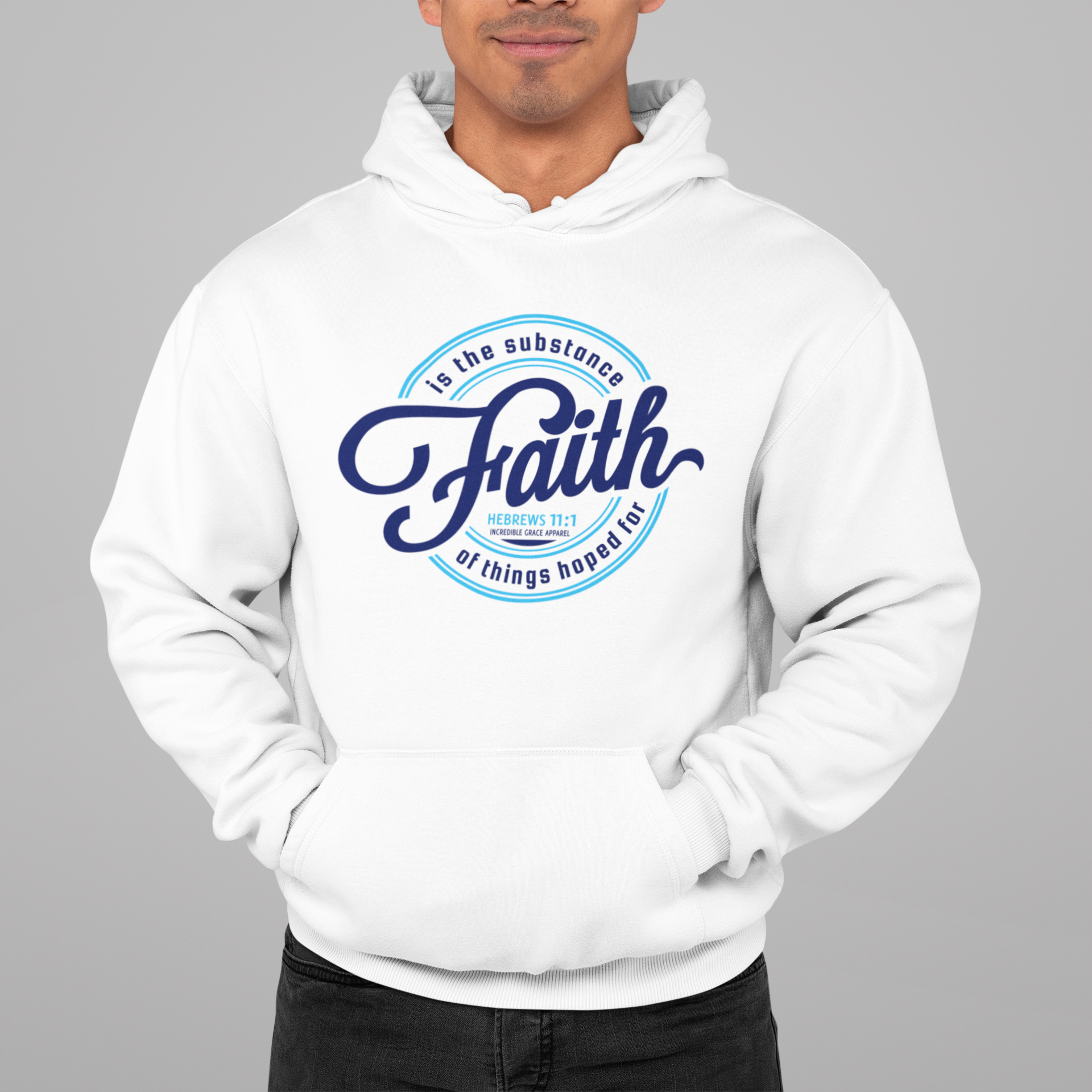 Faith is the Substance Premium Unisex hoodie