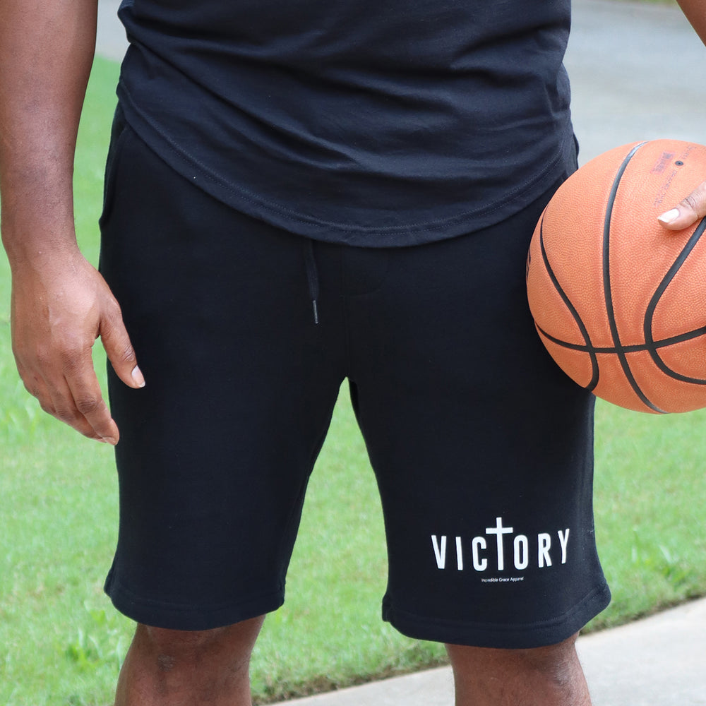 Victory Cross Men's Fleece Shorts