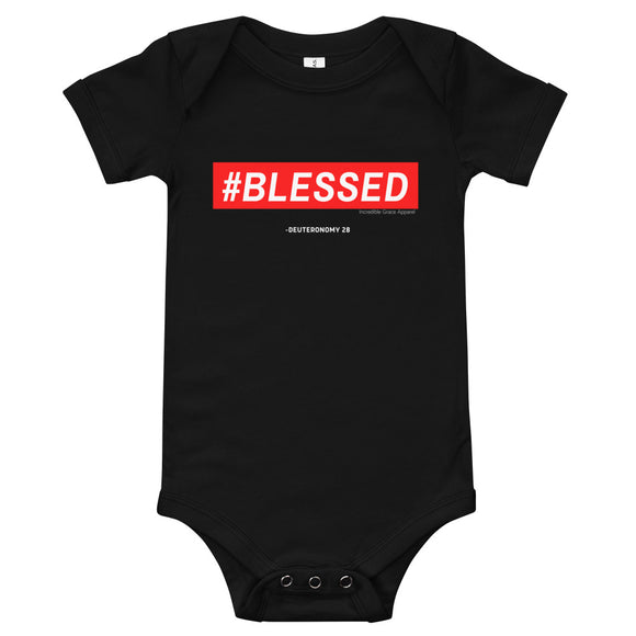 #Blessed Baby short sleeve one piece