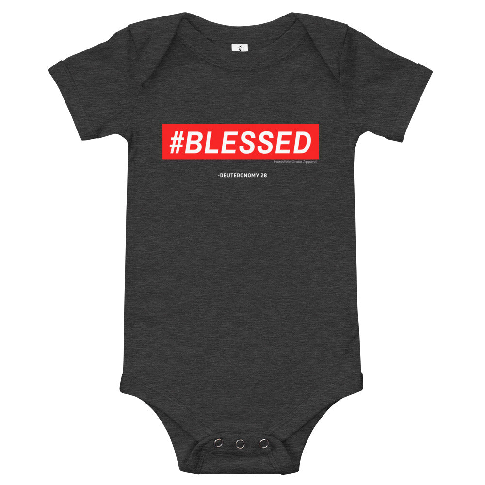 #Blessed Baby short sleeve one piece