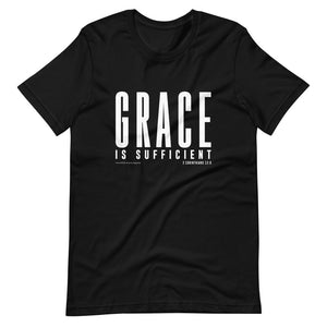 Grace is Sufficient Premium Unisex Christian T-Shirt