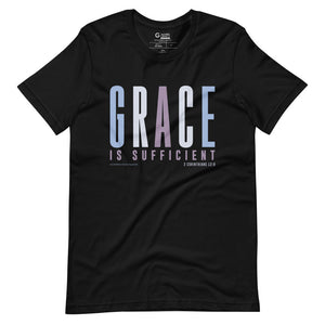 Grace is Sufficient (Shades of Winter) Premium Unisex T-Shirt