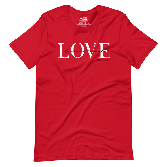 John 3:16 Unconditional LOVE Premium Unisex T-Shirt